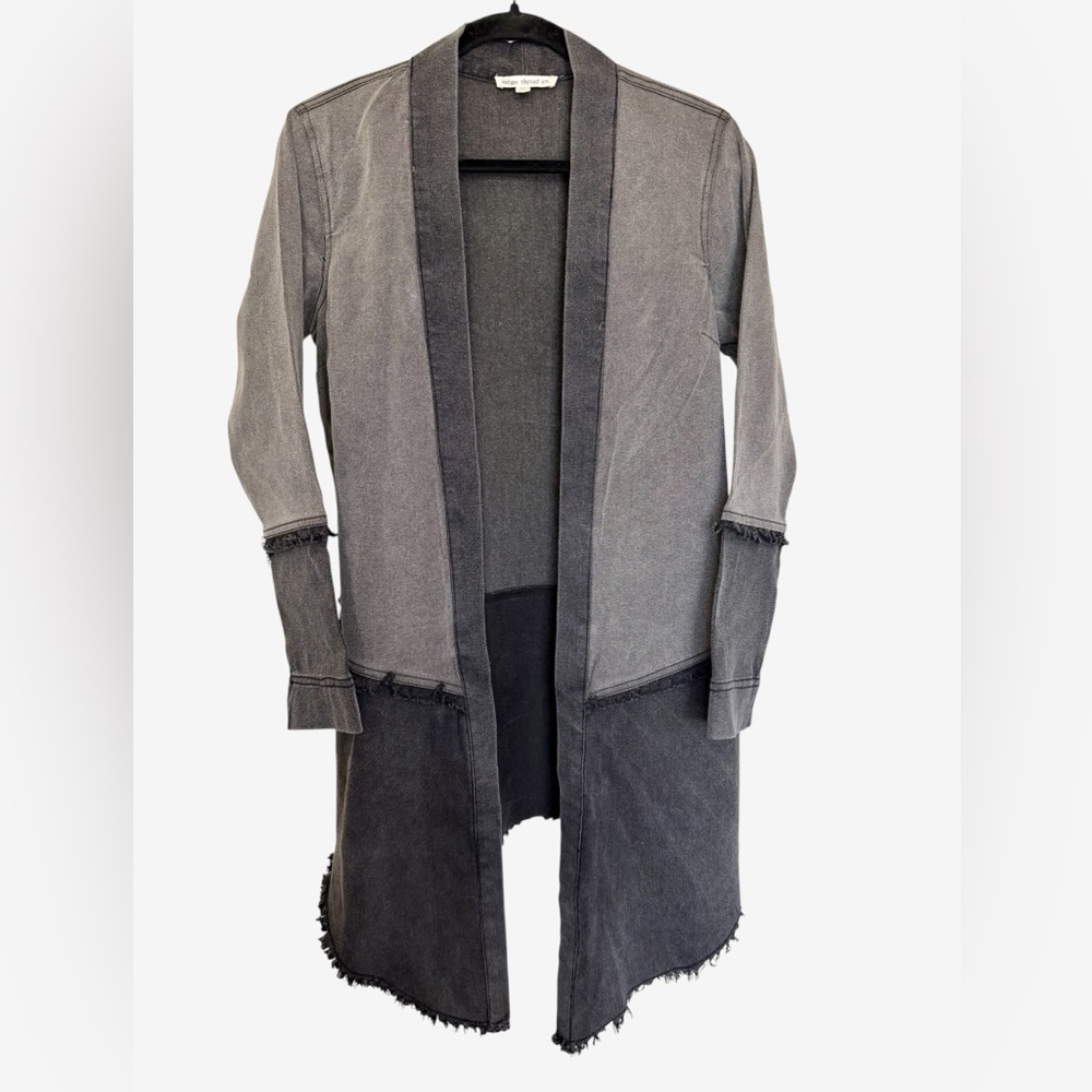 Indigo Thread Co Soft Wash Oversized Denim Jacket Size XS